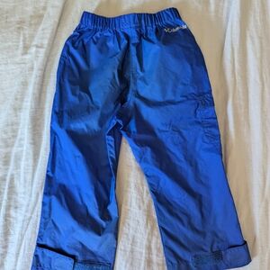 Columbia Blue Rain Pants